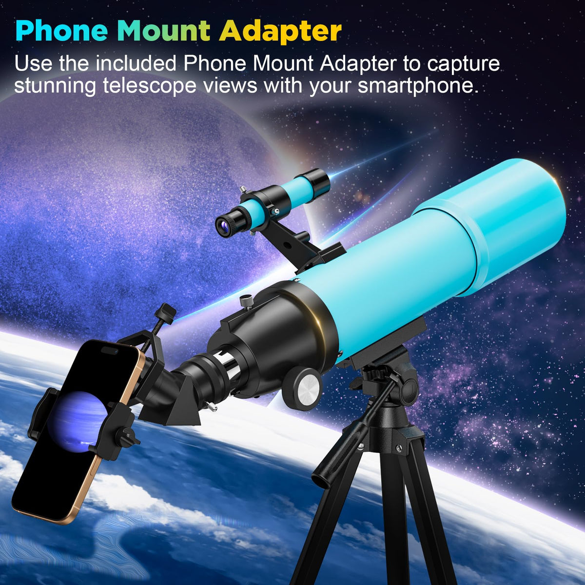 BEBANG smartphone adapter enables easy astrophotography sharing.