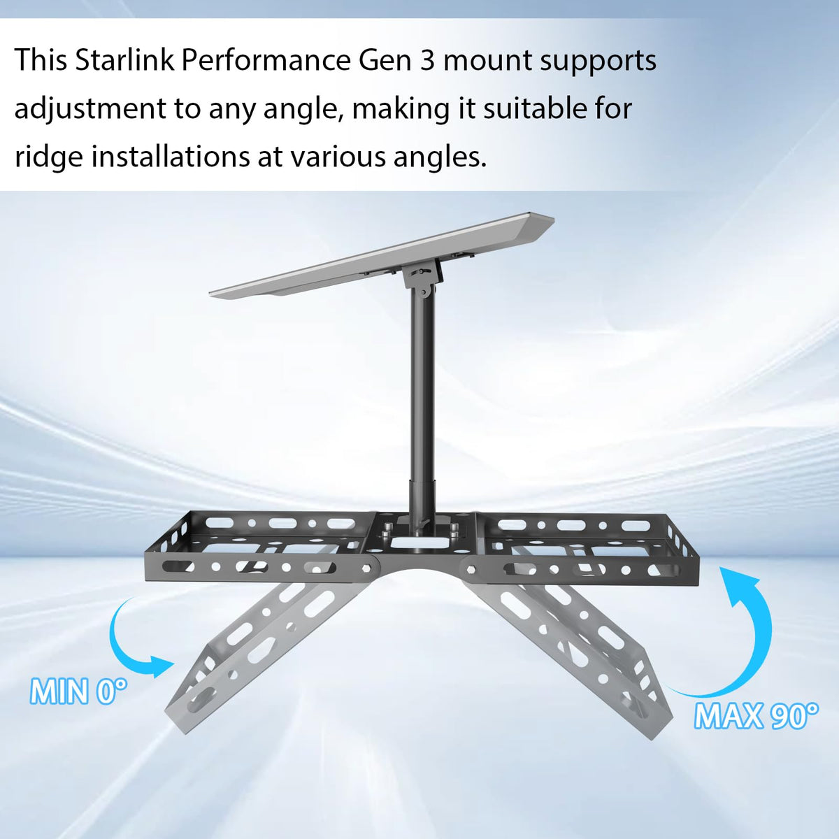 Beciety flexible angle adjustments optimize signal across varied roof pitches