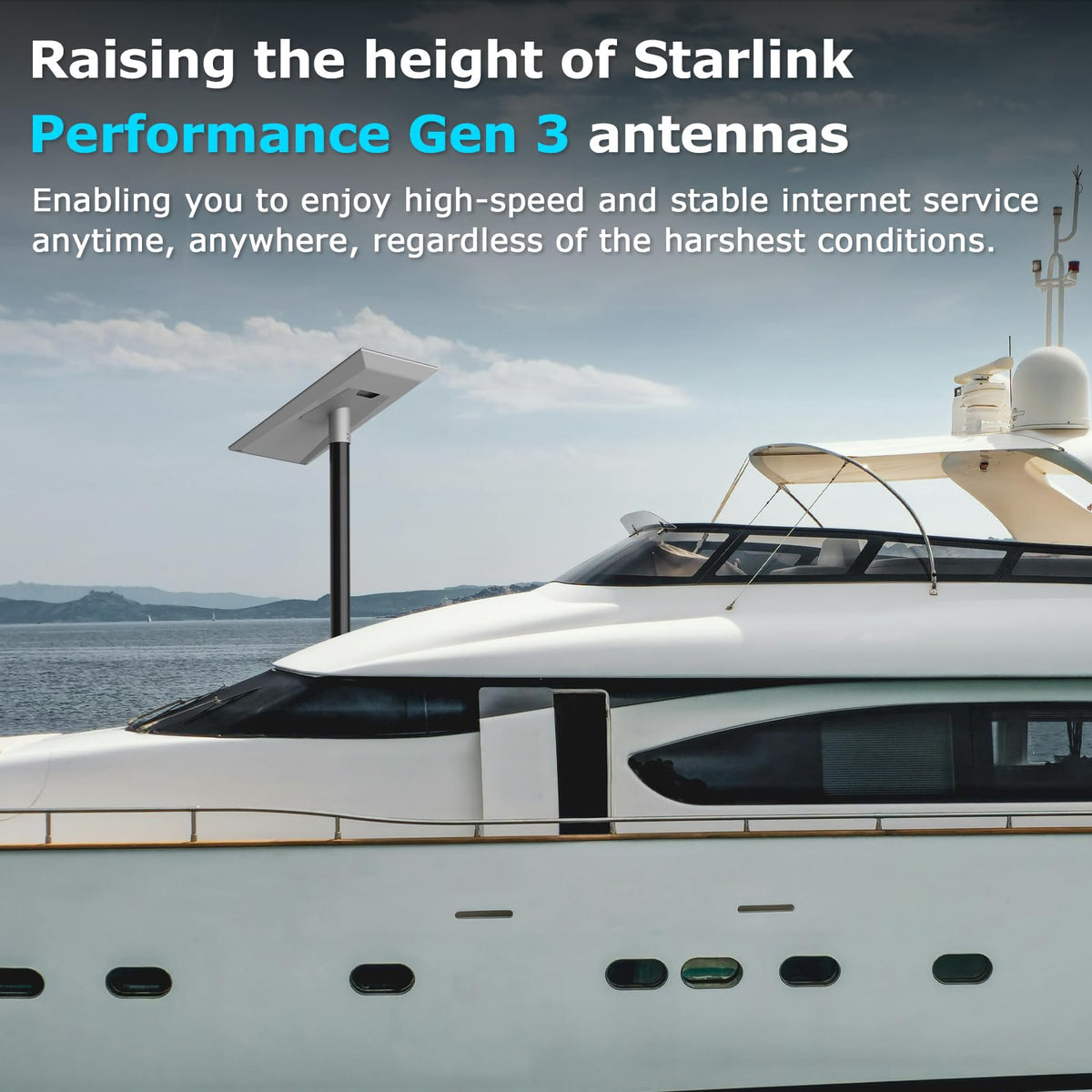 Beciety outdoor mount keeps Starlink aligned for stable connections outdoors