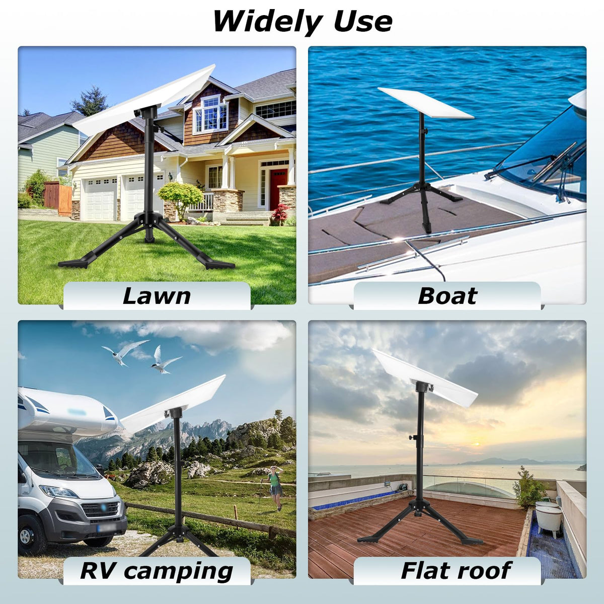 Beciety Starlink setup at campsite showing portable, reliable connectivity benefit