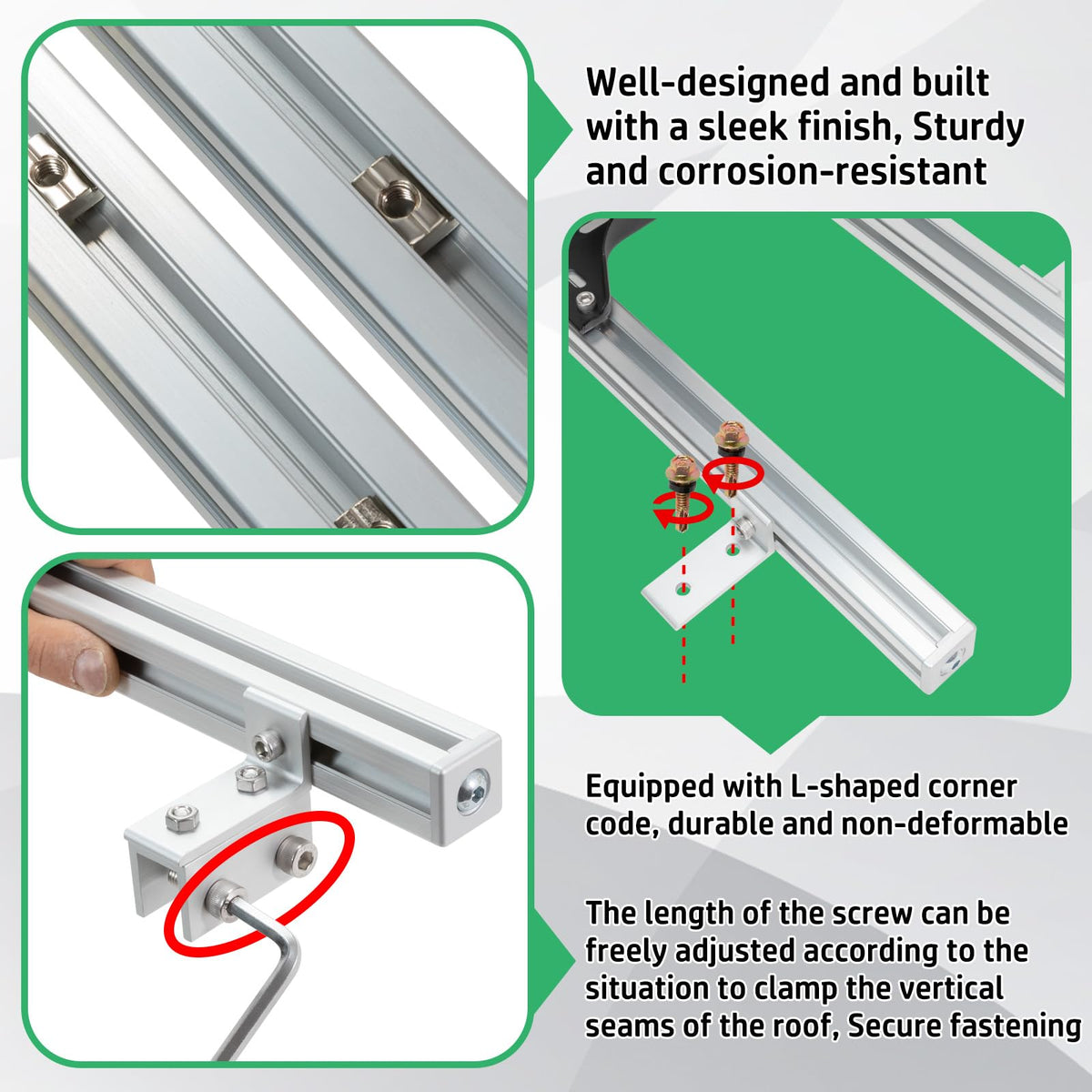 Beciety Starlink mount with corrosion-resistant finish for outdoor durability.