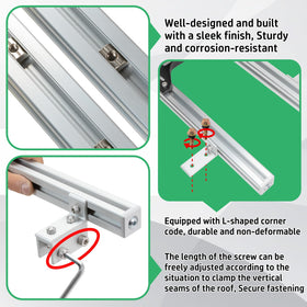 Beciety Starlink mount with corrosion-resistant finish for outdoor durability.