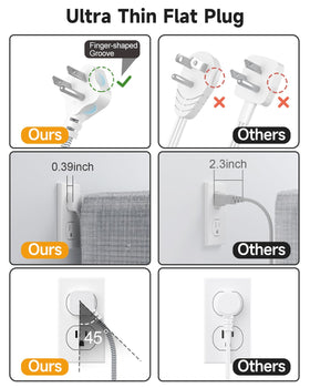 Beeiker label view showing FCC marking and built‑in safety protection