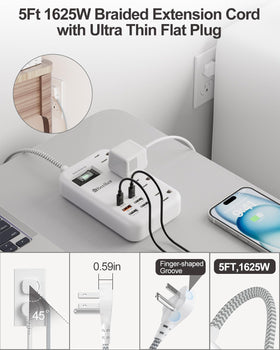Beeiker illuminated switch and circuit breaker for clear power control