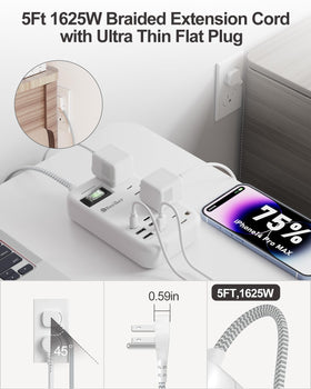 Beeiker wall-mount design enables placement behind TV or desk.