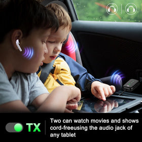 beeitzie connected to TV aux port turning non-Bluetooth TV into wireless audio