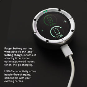 Beeline Moto II gunmetal finish complements any bike aesthetic