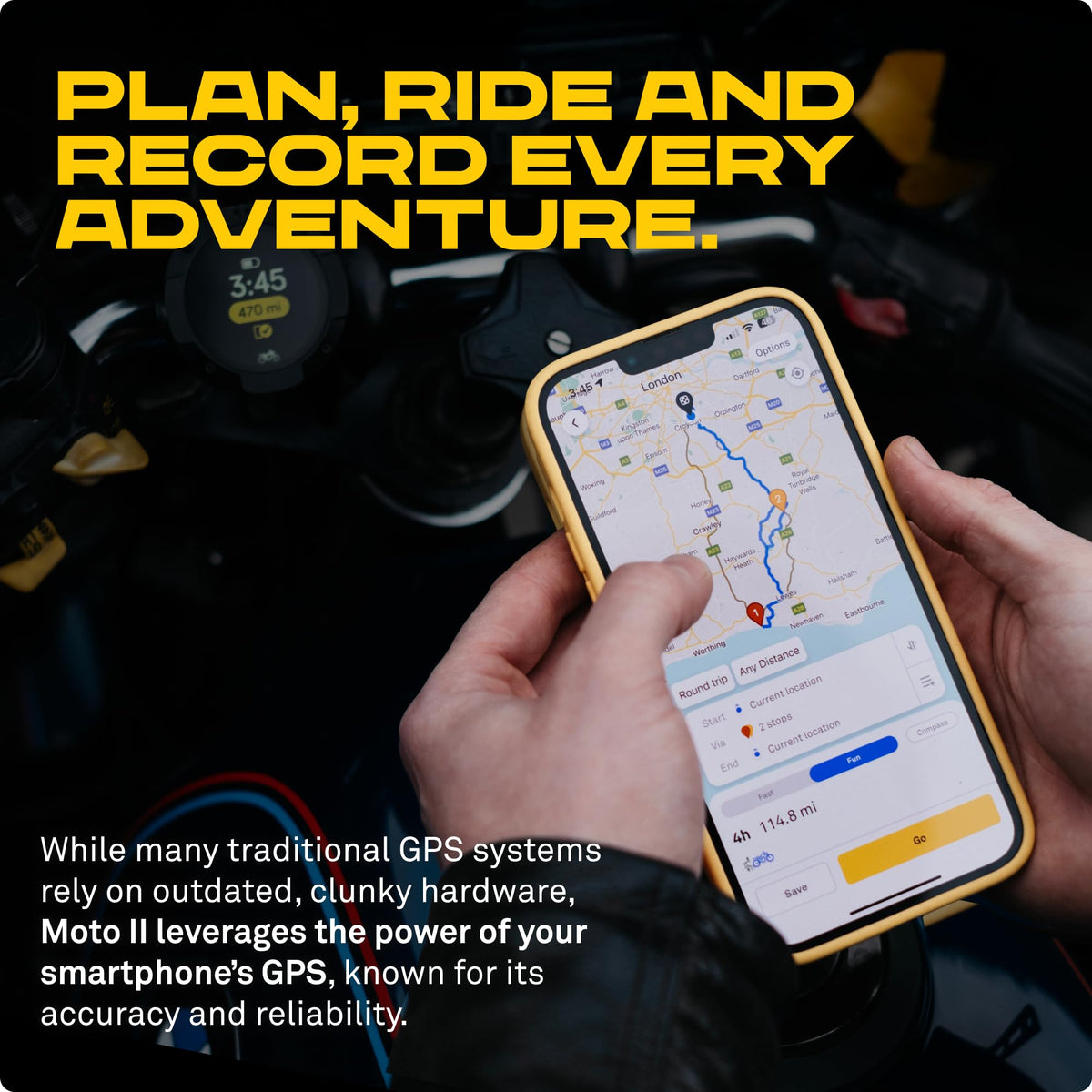Beeline Moto II shockproof build enduring rugged rides