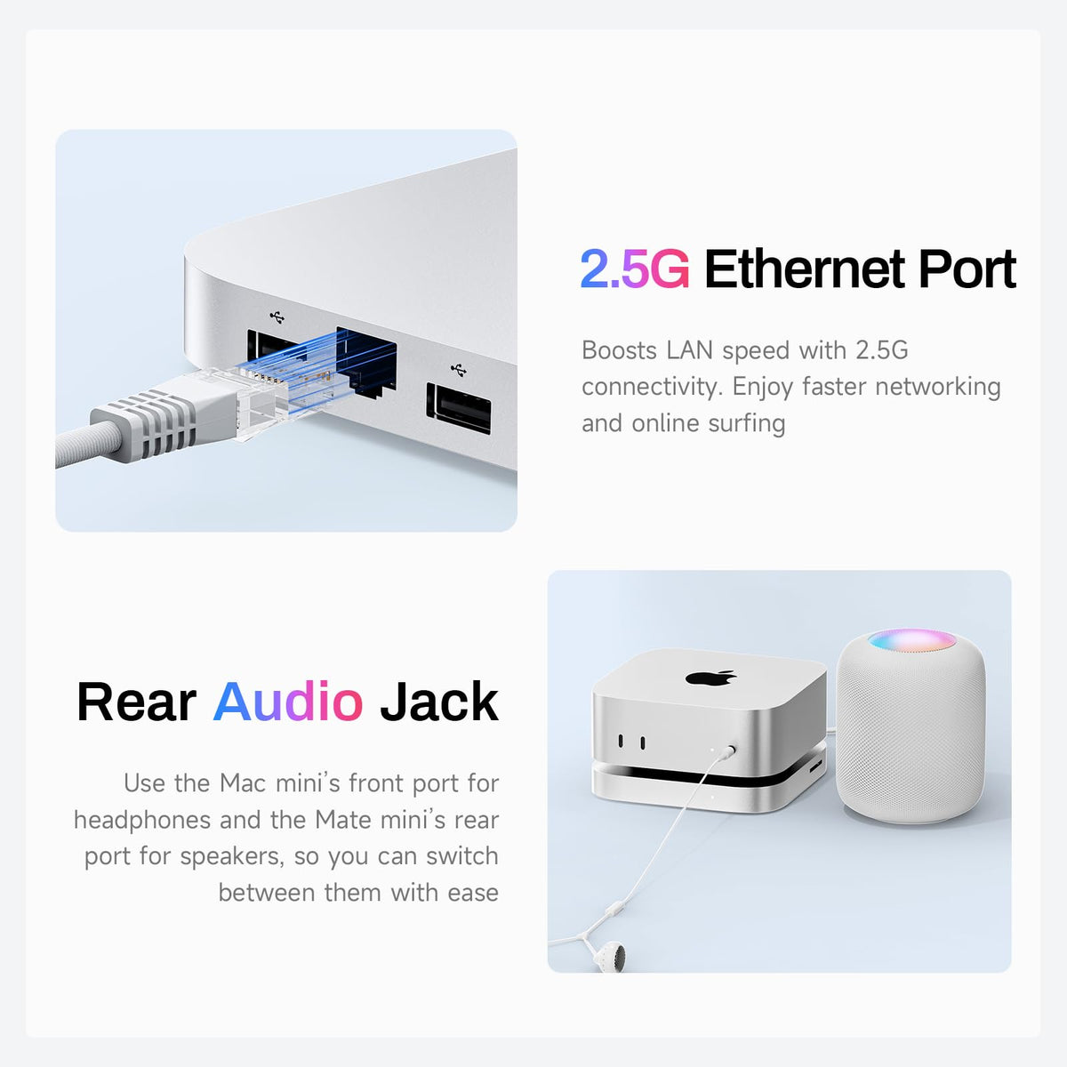 BEELINK EX Mate Mini-A PD3.0 Type-C port powers peripherals efficiently