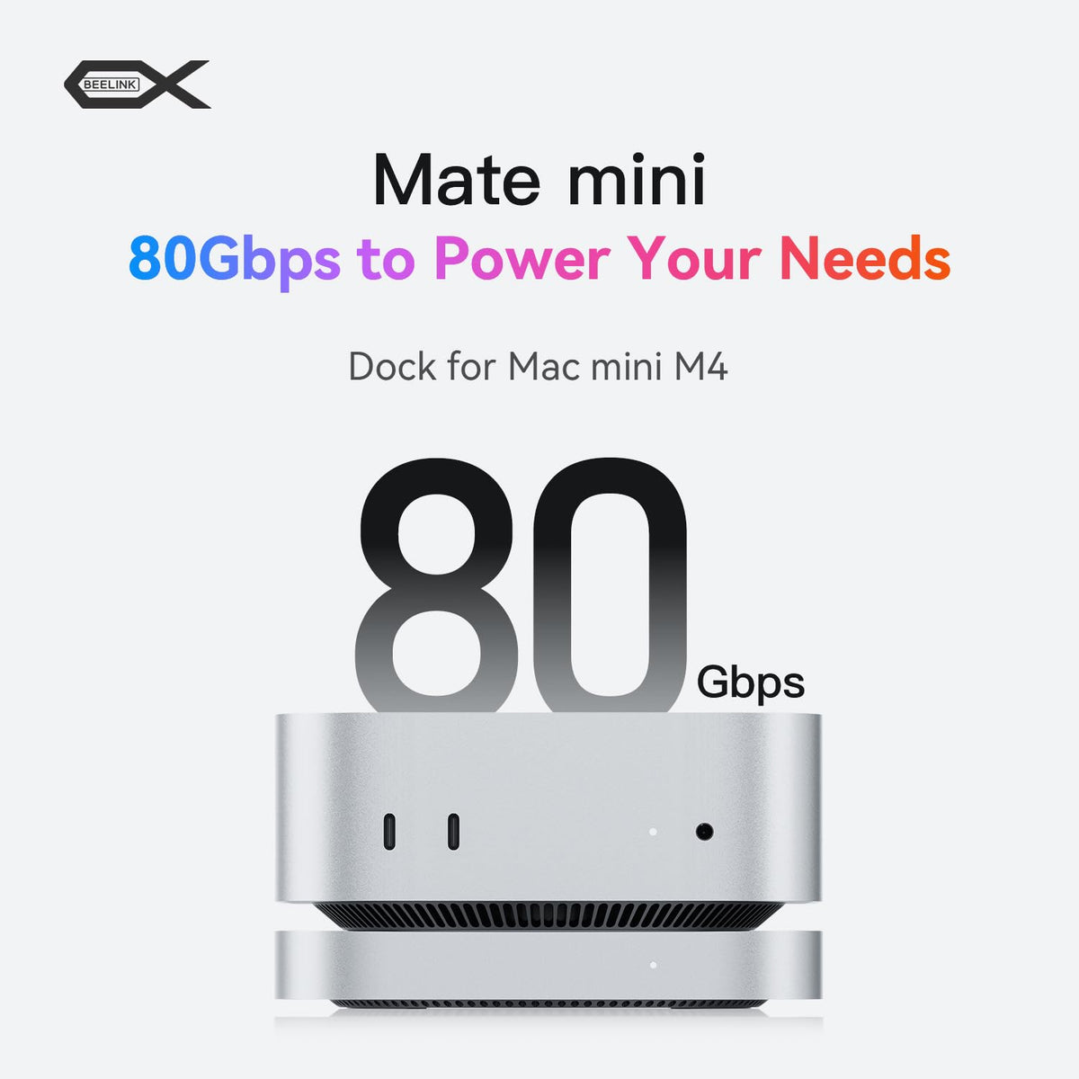 BEELINK EX Mate Mini-B with 2TB NVMe SSD preinstalled for fast project access