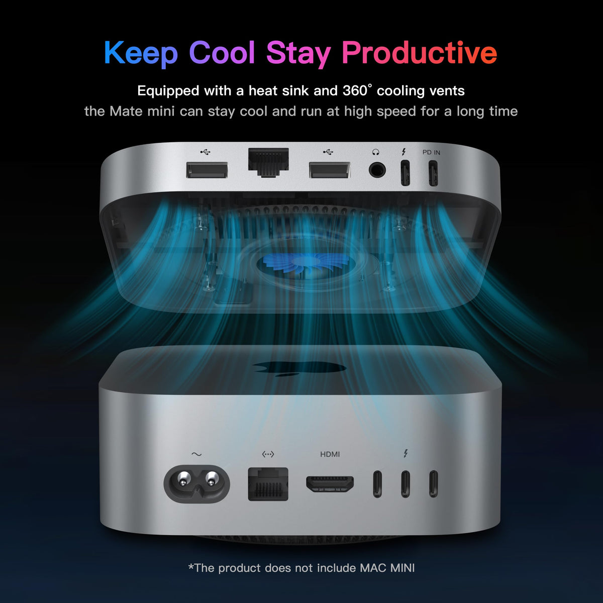 Beelink EX Mate Mini-B 3.5mm audio jack for external sound