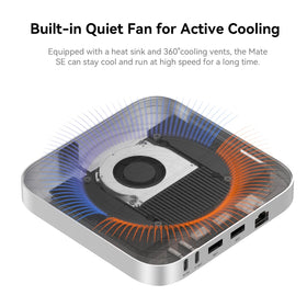 Beelink Mate SE two USB-A 3.0 ports for peripherals.
