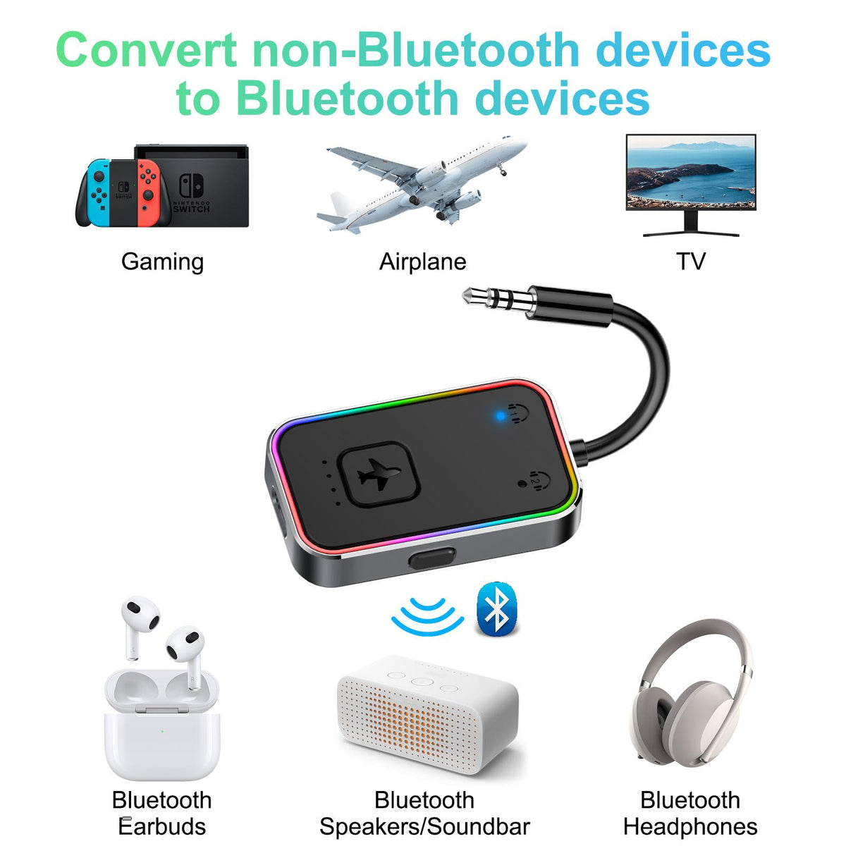 Beeitzie battery indicator helps monitor charge during long flights.