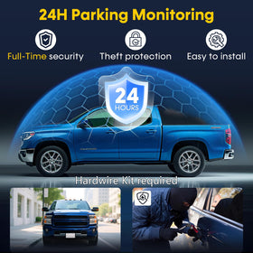Befumly dash cam fits Ford F-Series, Silverado, and Ram trucks