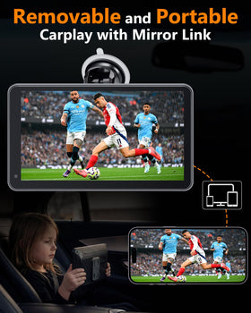 Befumly device receiving voice command in car showing hands-free driving benefit
