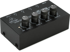 Behringer HA400 four-headphones output panel for group monitoring.