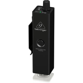 Behringer P2 retail box and included documentation showing ready-to-use contents