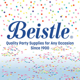 Beistle Greenery backdrop adheres with tape for easy room transformations.