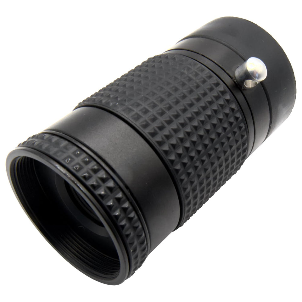 Bejamy front view showing compact monocular and benefits for portability