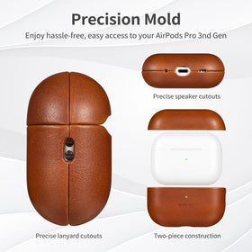 Belemay AirPods Pro 3 case precise cutouts for speaker and ports.