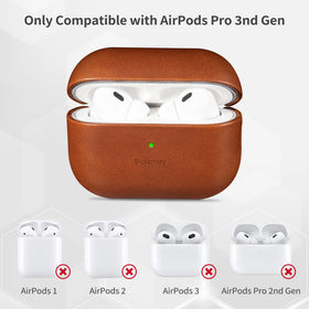 Belemay AirPods Pro 3 case natural patina developing over time.