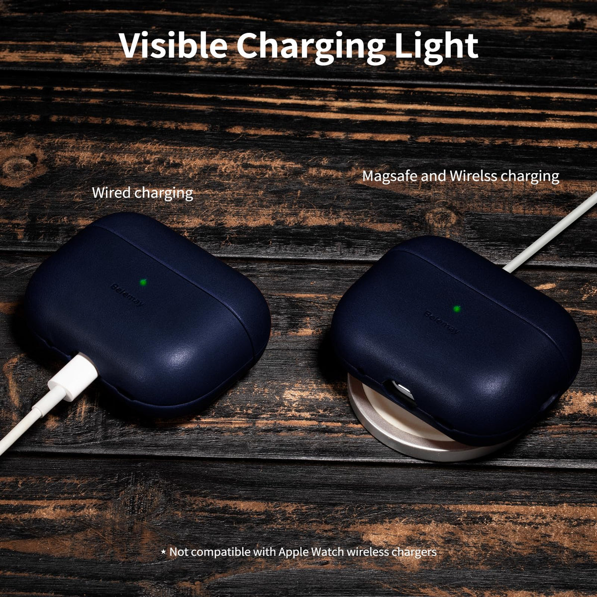 Belemay MagSafe-compatible case demonstrates easy wireless charging and secure attachment