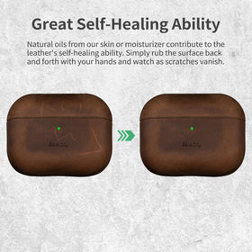 Belemay case open with AirPods Pro 3 inside showing precise fit advantage