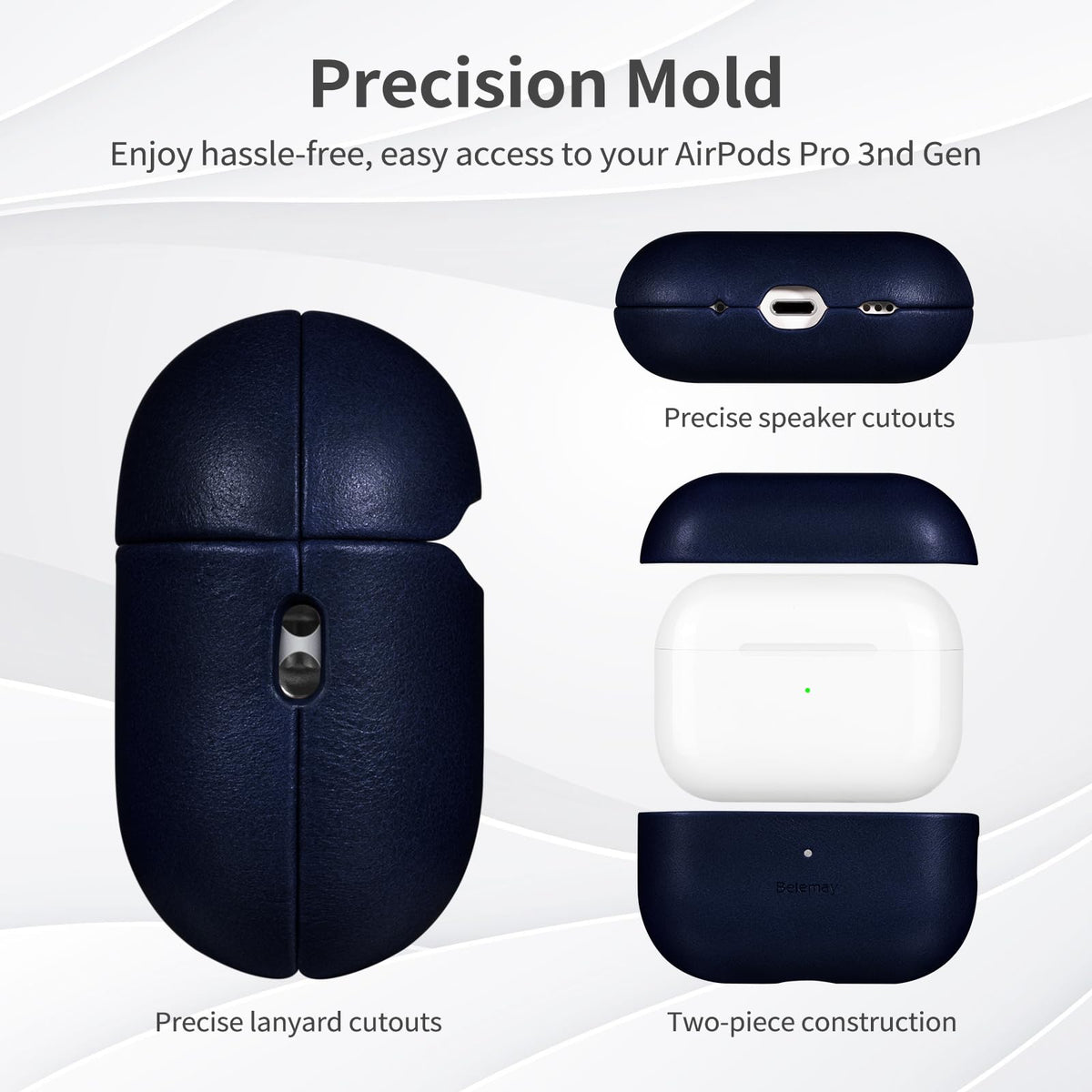Belemay wireless charging ready design keeps charging area accessible and tidy