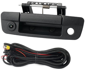 BELKEBIR front view of tailgate handle camera showing factory-fit benefit