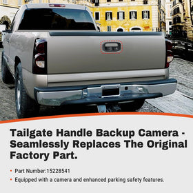 BELKEBIR handle installed on tailgate demonstrating factory replacement benefit