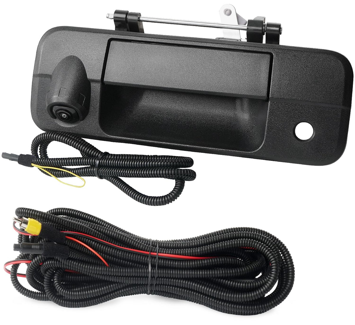 BELKEBIR tailgate handle front assembly showing camera and latch for easy replacement