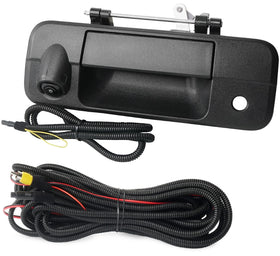 BELKEBIR tailgate handle front assembly showing camera and latch for easy replacement