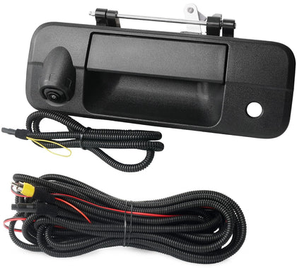 BELKEBIR tailgate handle front assembly showing camera and latch for easy replacement