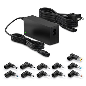 Belker 45W universal laptop charger with multiple ports for versatile compatibility.
