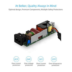 Belker 6 ft power cord for reliable charging.