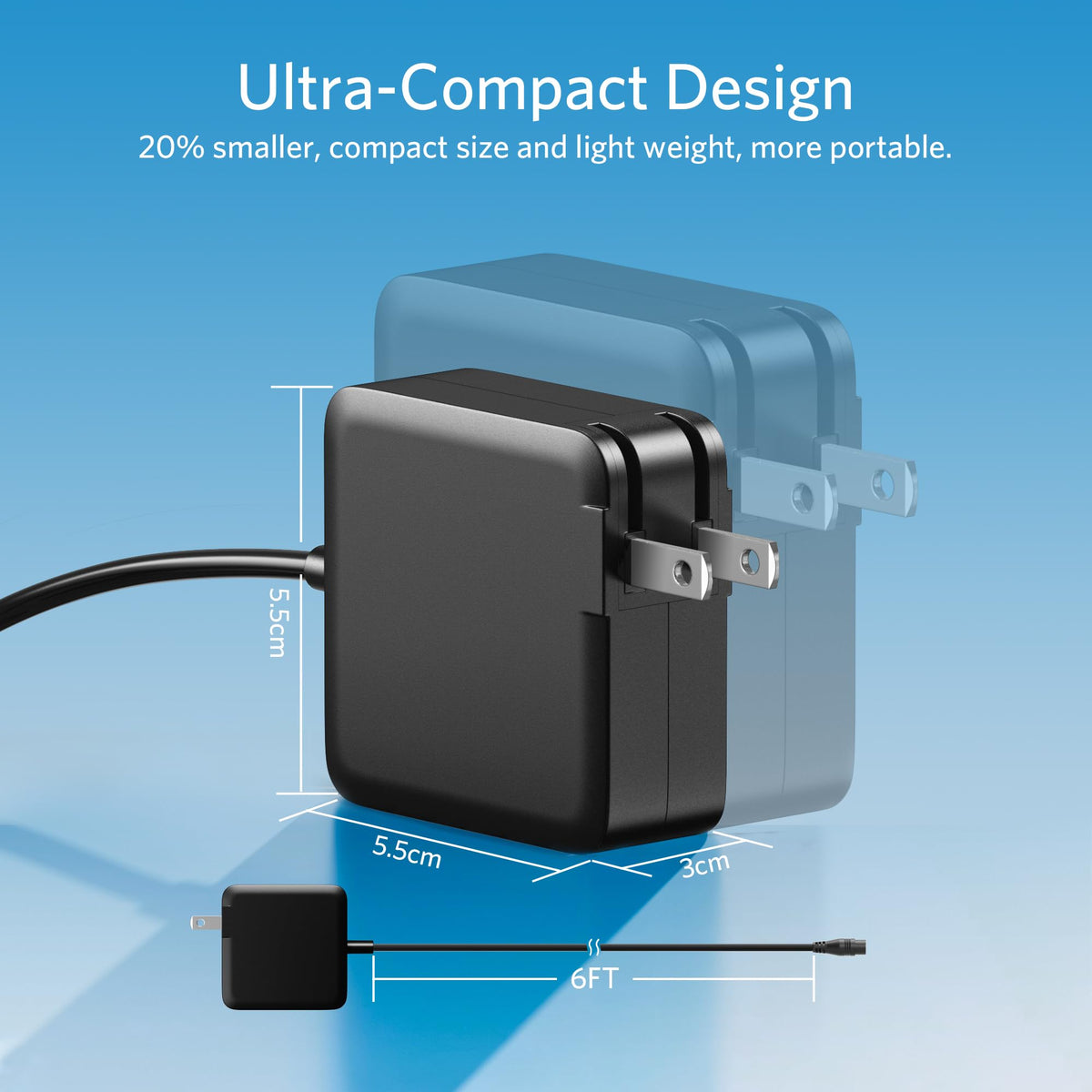 Belker 90W universal charger with Asus tip-set powers laptops reliably on the move.