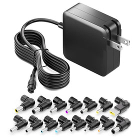 Belker 90W universal charger with Dell tip-set offers reliable on-the-go power.