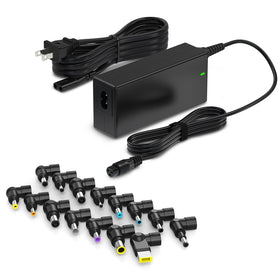 Belker universal laptop charger front view, versatile power for many brands