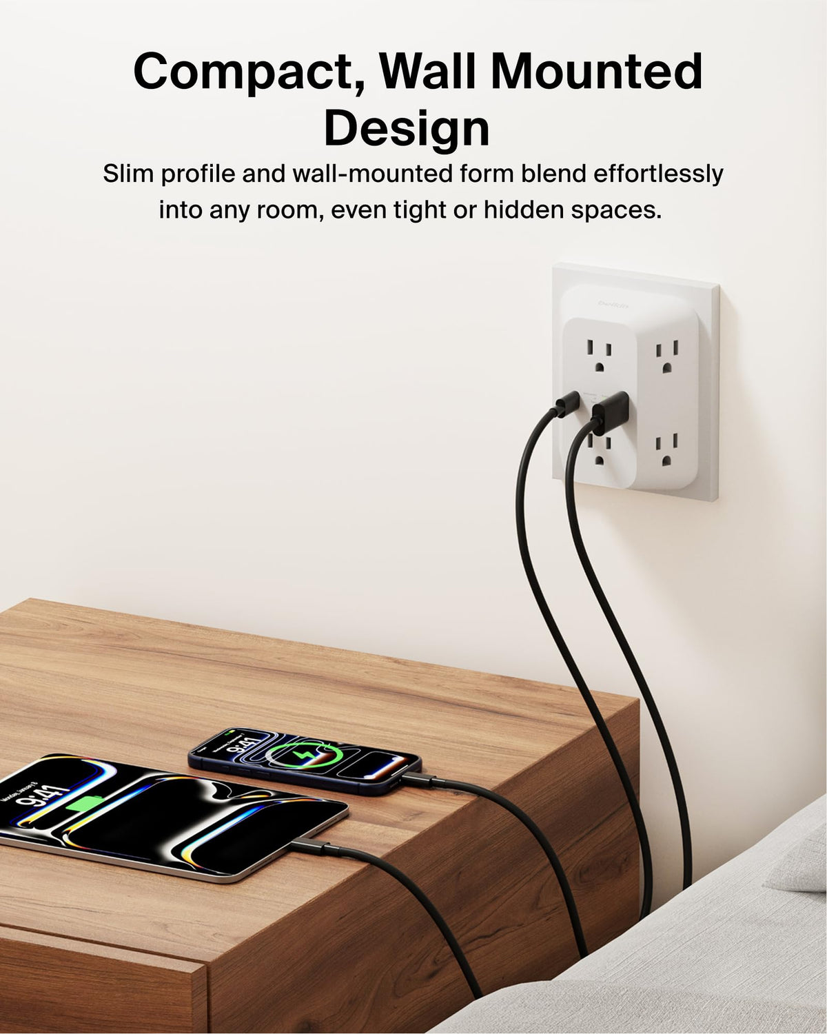 Belkin 1680J surge protection helps guard connected gear.