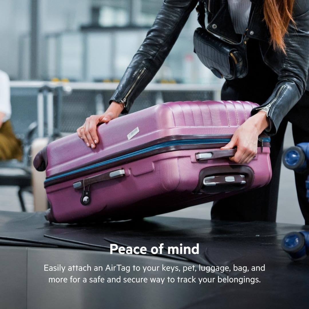 Belkin AirTag Secure Holder engraving display emphasizes personalized style without compromising protection