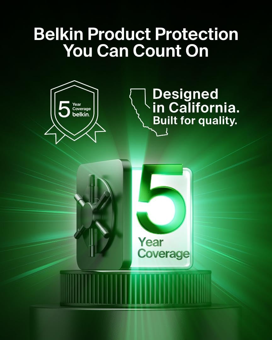 Belkin AirTag Secure Holder packaging eco-friendly packaging highlights sustainable materials