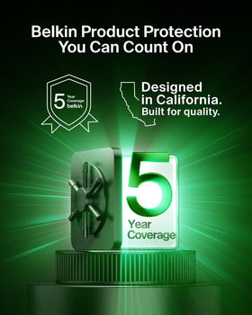 Belkin AirTag Secure Holder packaging eco-friendly packaging highlights sustainable materials