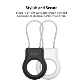 Belkin AirTag Secure Holder raised edge protection safeguards against scratches and impacts