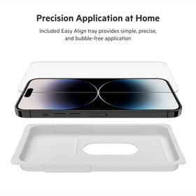 Belkin anti-fingerprint coating reduces smudges for clearer viewing.