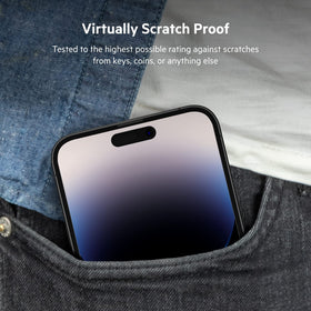 Belkin bubble-free installation ensures a clean finish at home.