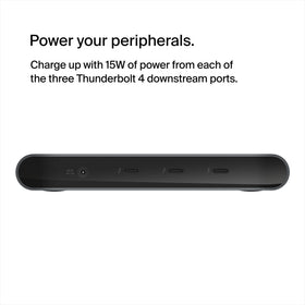 Belkin Connect Thunderbolt 4 Docking Station cable-included close-up