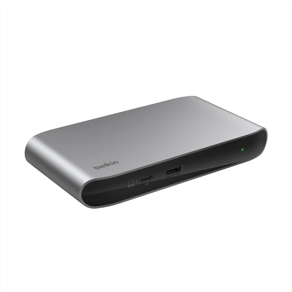 Belkin Connect Thunderbolt 4 Docking Station front view powering devices and enabling multitasking