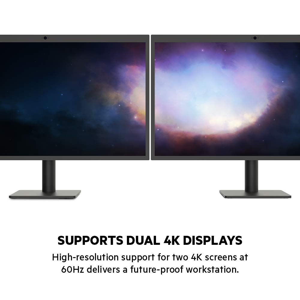 Belkin dock USB ports and audio jack benefit fast device and headset connections