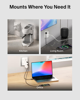 Belkin ETL-certified surge protector delivers reliable electronics protection.