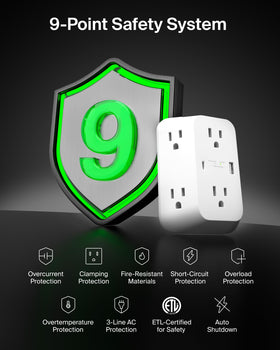 Belkin LED safety indicator confirms proper setup while charging.
